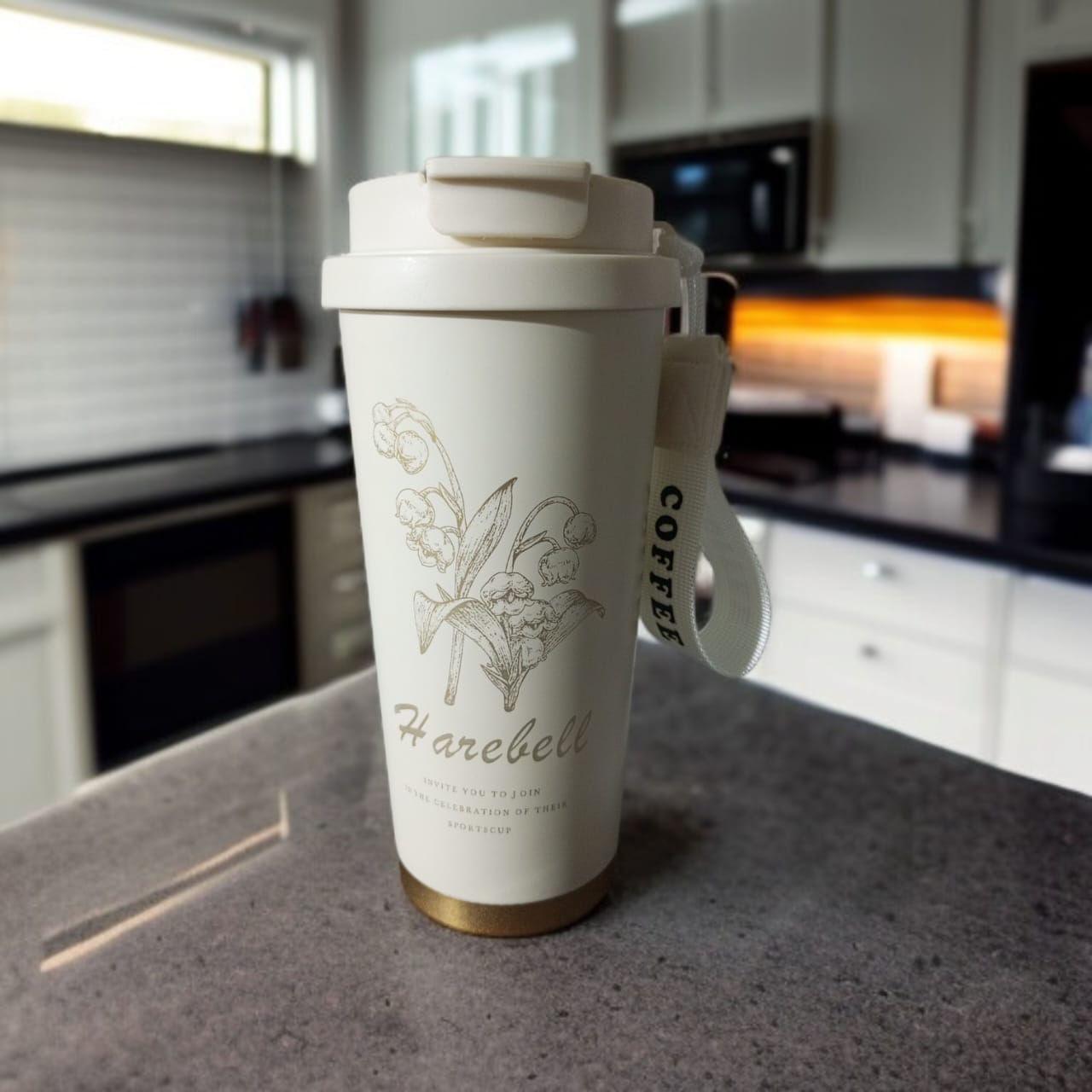 Stainless teel straw Thermos Cup