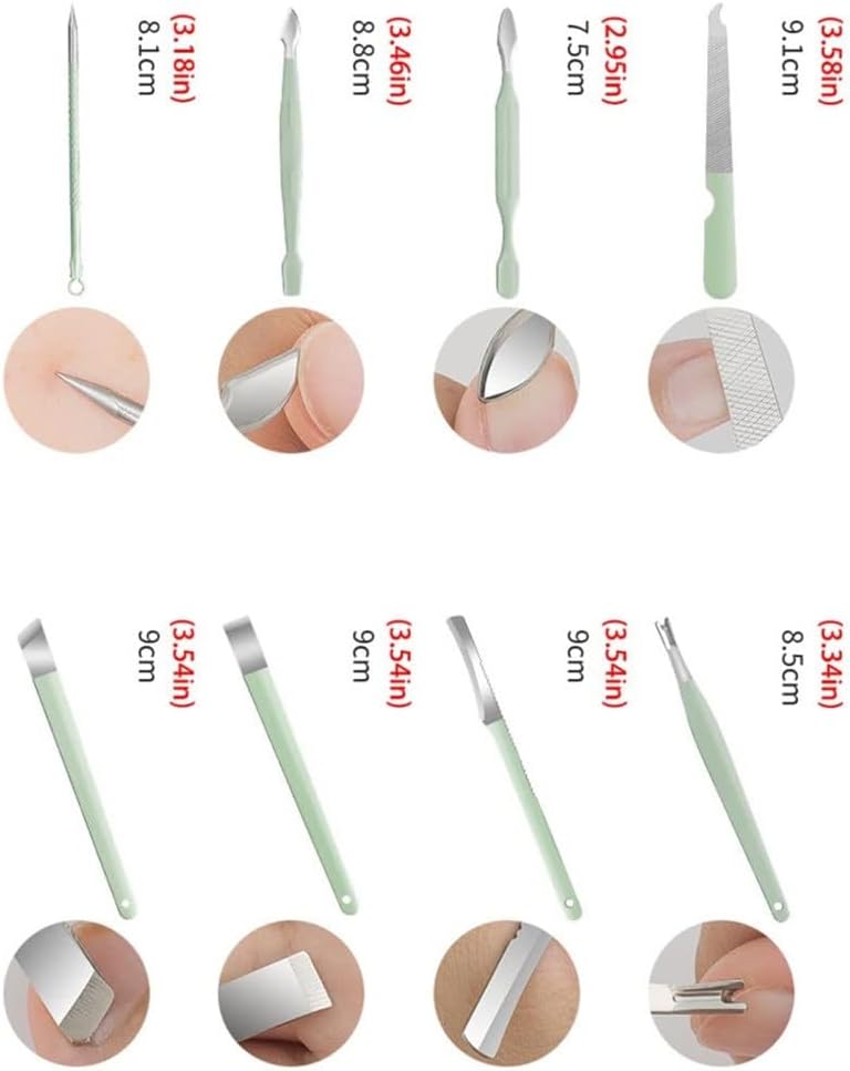 16 Pieces Set Nail Care Tools -Pink