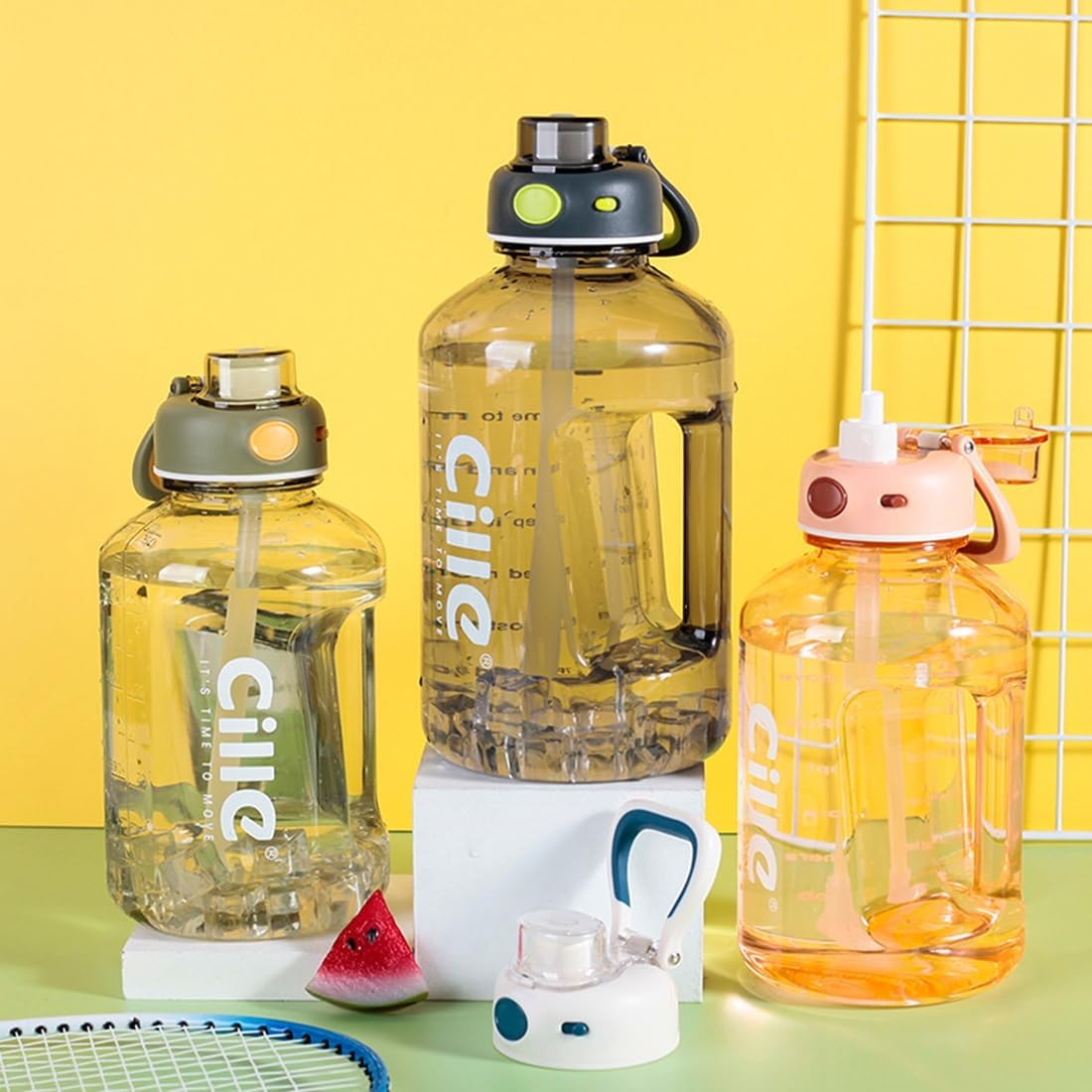 One-Touch Straw Water Bottle