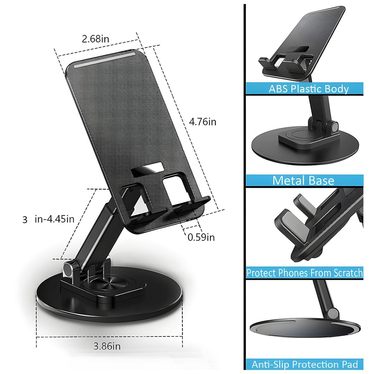 Rotatable & Foldable Mobile Stand