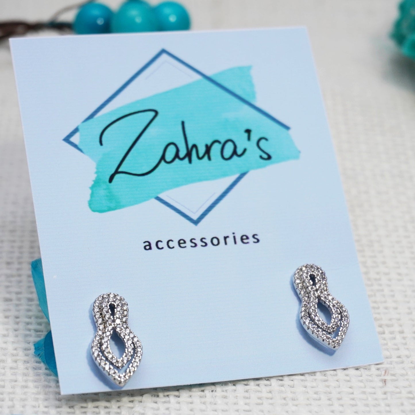 2 Pc Set Earrings & Pendant Locket Silver 20