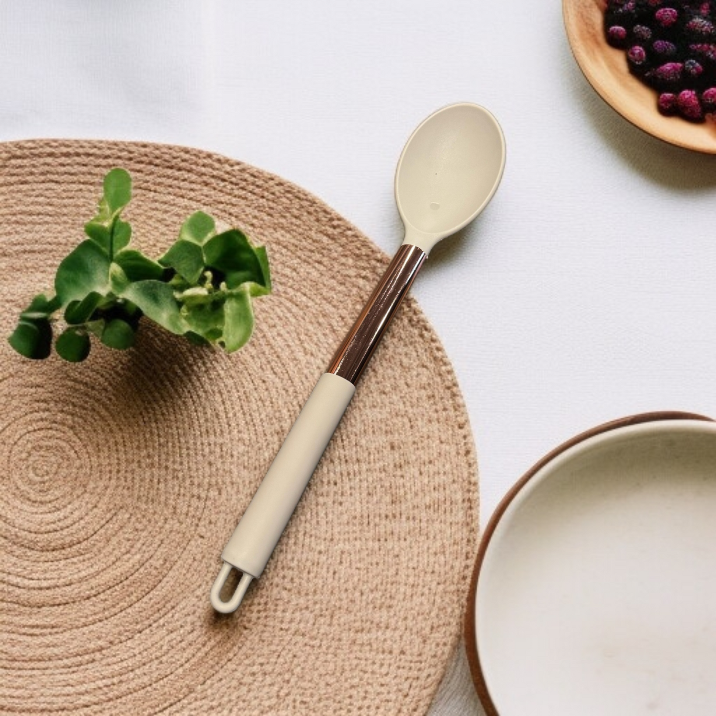 Heat Resistant Silicone Spoon-D4