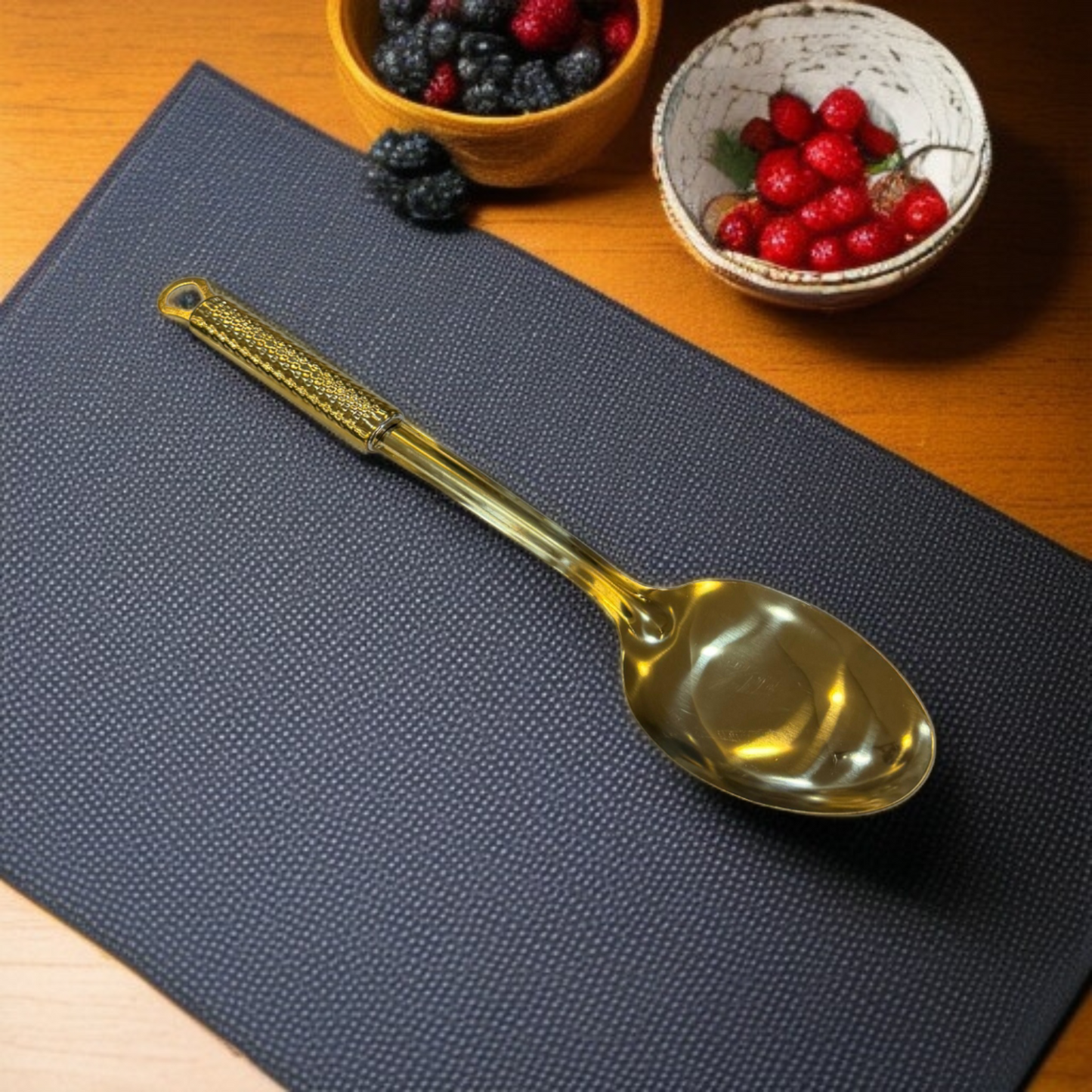 Stainless Steel Golden Spoon-D4