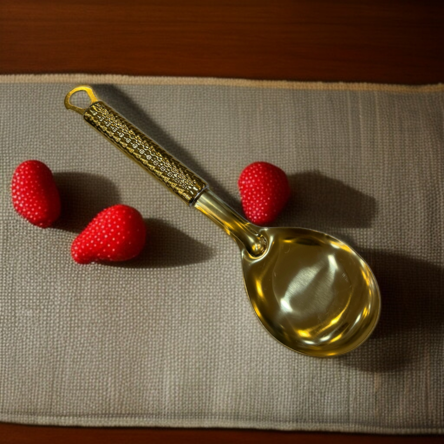 Stainless Steel Golden Spoon-D5
