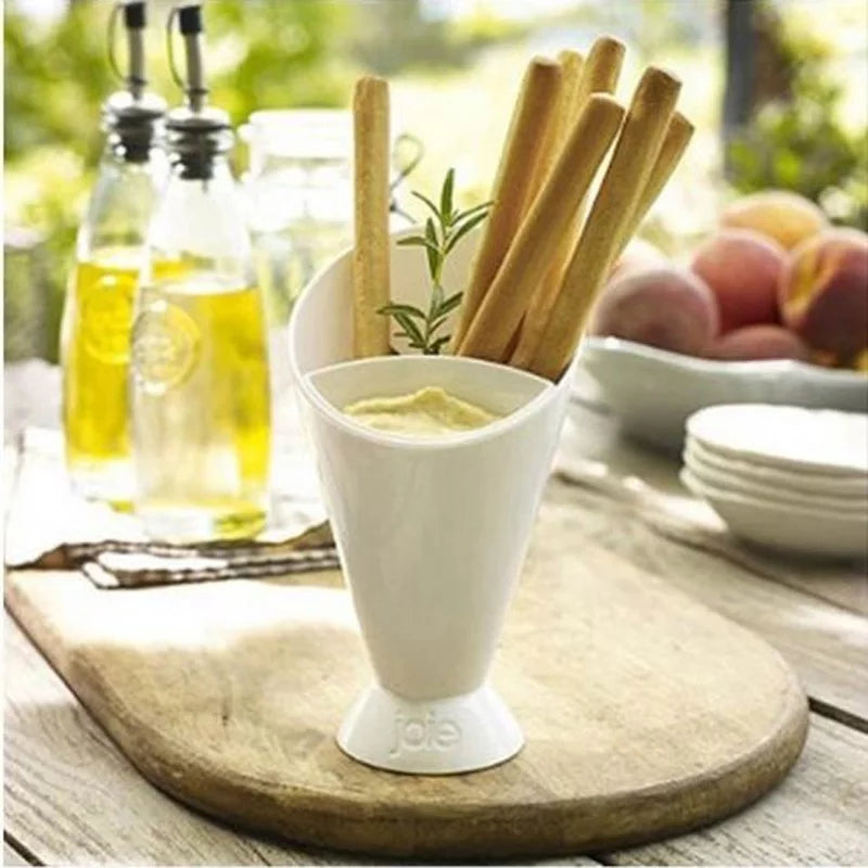 Snack Cone Stand + Remove Sauce Dip Fries