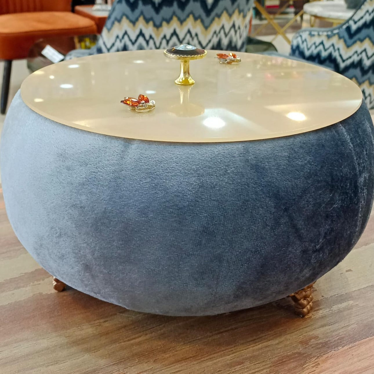 Velvet Naan Box with Lid