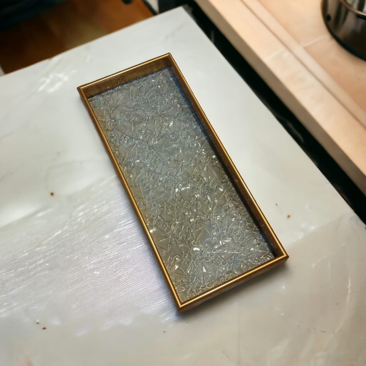 Glass Base Serving Tray