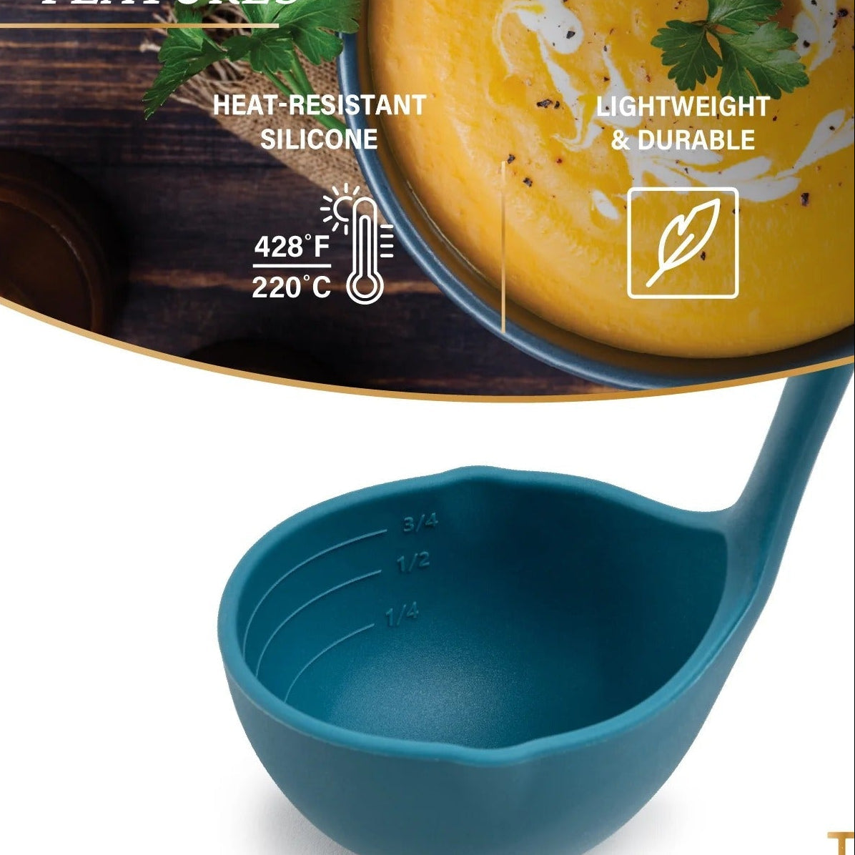 Silicone Ladle Spoon