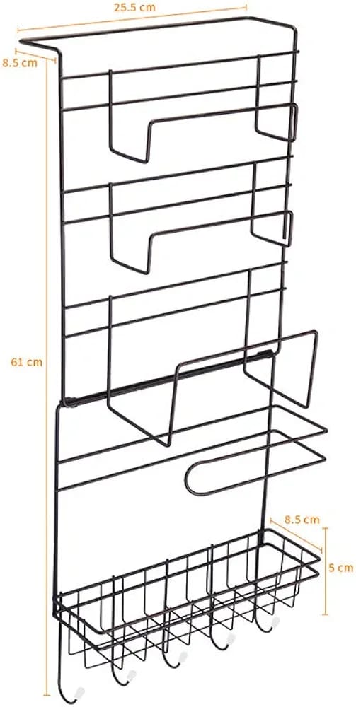 Wall Mounted Kitchen Storage Organizer
