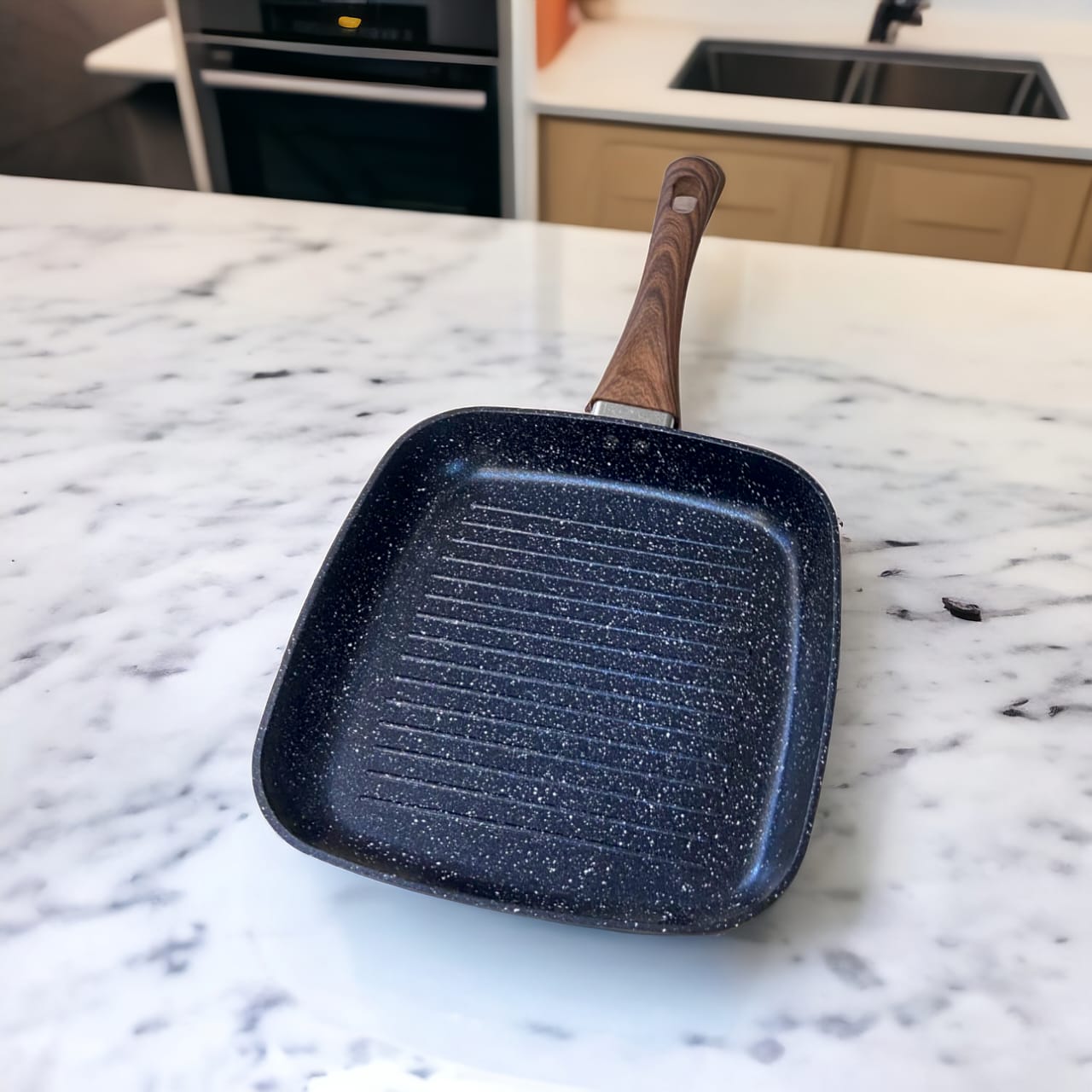 Synmore Non Stick Grill Pan 24cm-Black