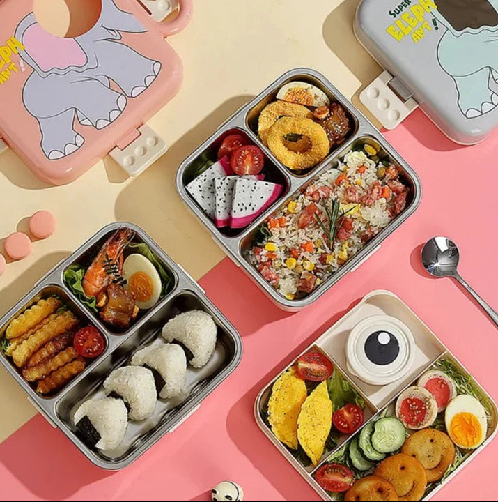 Cartoon Design Lunch Box-Pink