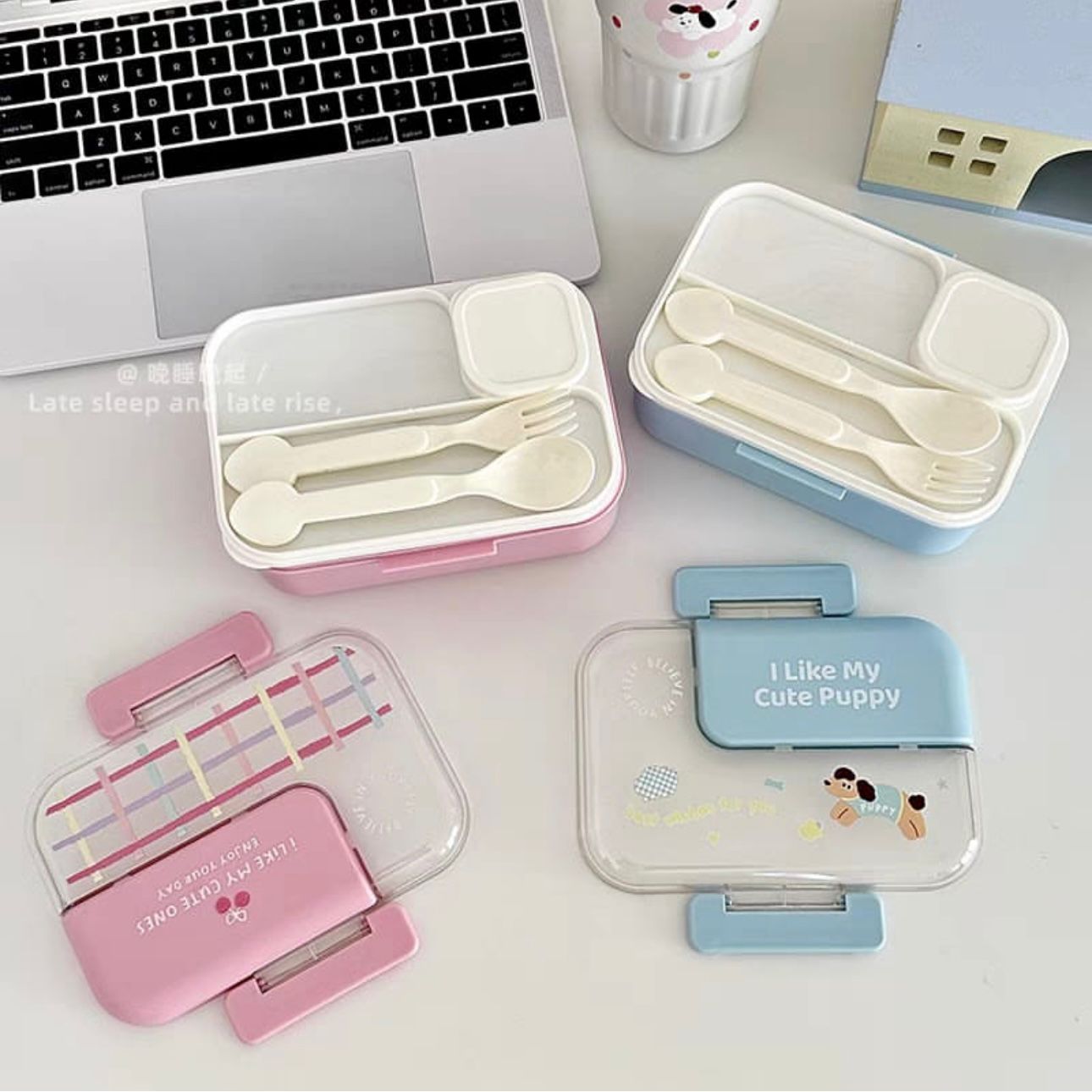 Leak Proof Bento Lunch Box-Blue