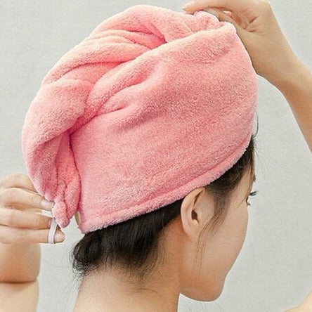 Soft Turban Twist Microfiber Hair Towel Wrap
