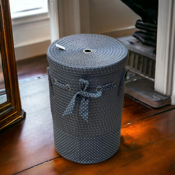 Laundry Basket Grey-Large