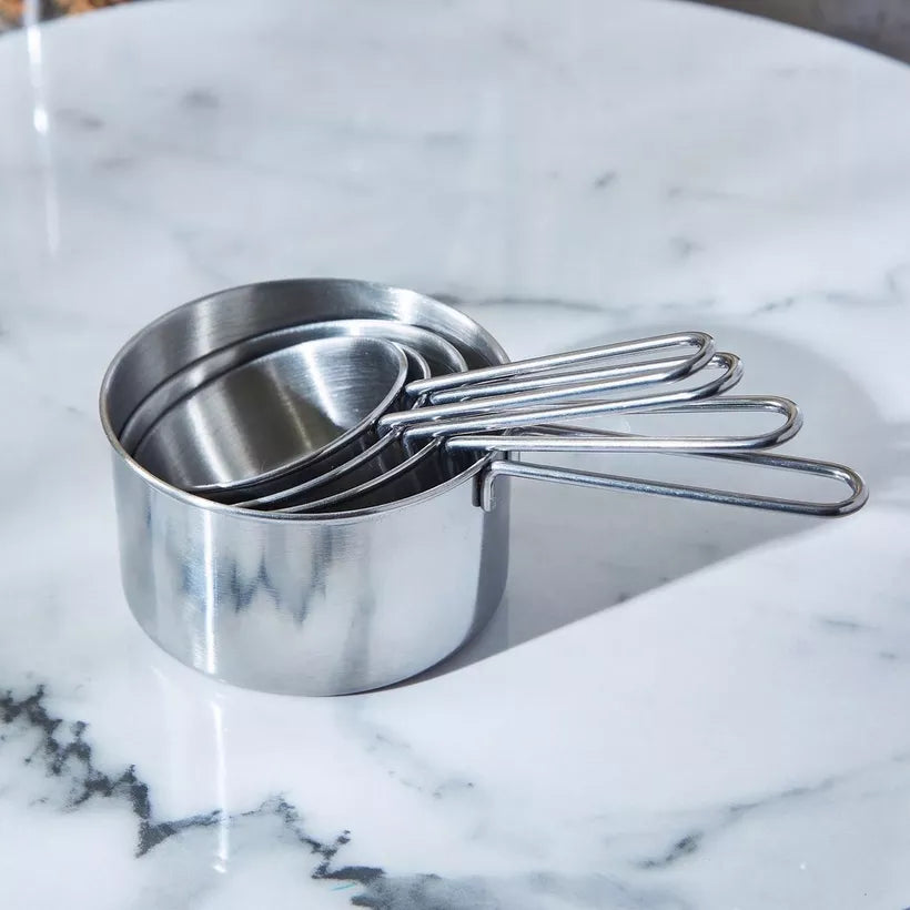 4 Pcs Stainless Steel Measuring Cup
