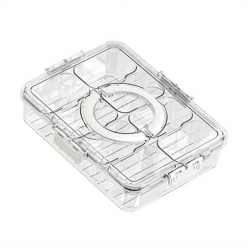 Transparent 8 Grid Snack Box