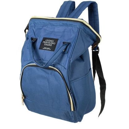 Large Capacity Baby Diaper Bag-Blue