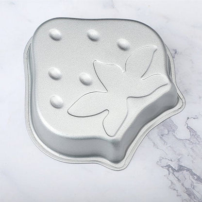 Jelly Mold Mini 6 Pcs Strawberry Shapes