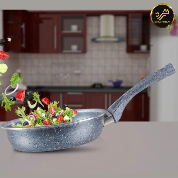 XELENT Marble Frying Pan 22cm (BLUE)