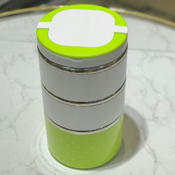Triple Layer Lunch Box-Green