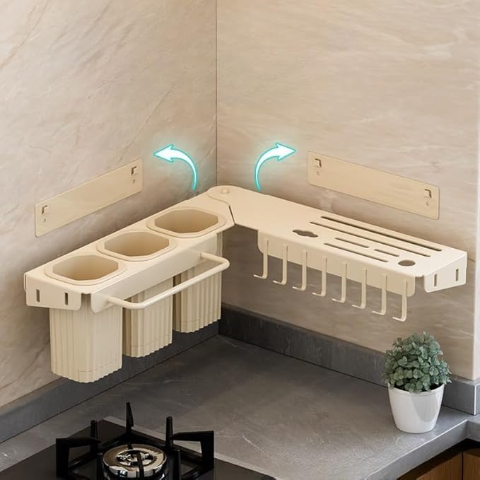 Foldable Wall Mounted Kitchen Organizer