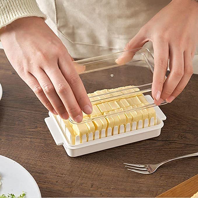 1 Pc Butter Cutter Container With Lid
