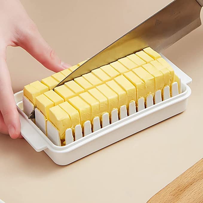 1 Pc Butter Cutter Container With Lid
