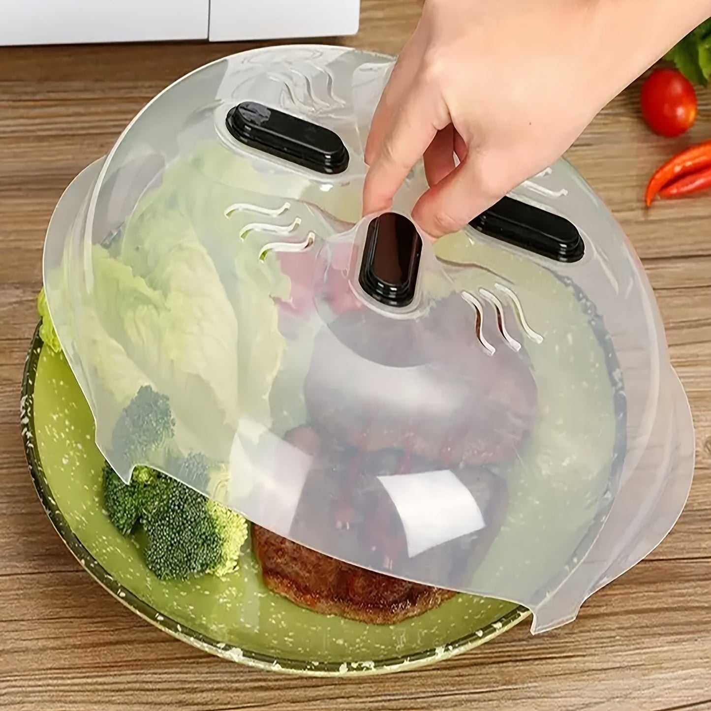 Microwave Food Cover with Steam Vents