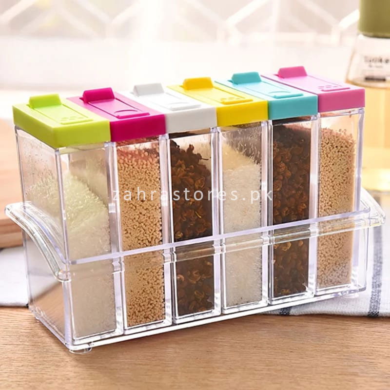 6-Pcs Spice Jar