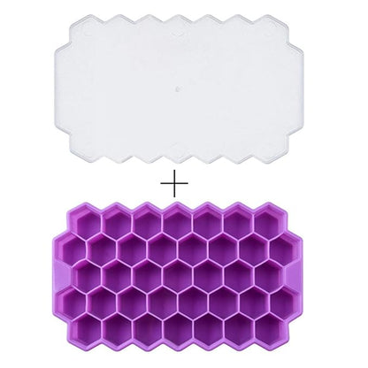 Silicone Ice Cube Molds with Lid