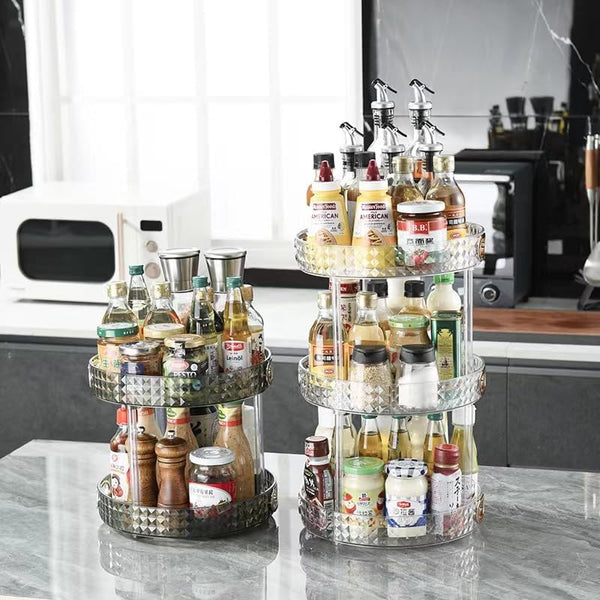 3 Layer Cosmetic Storage Organizer-White