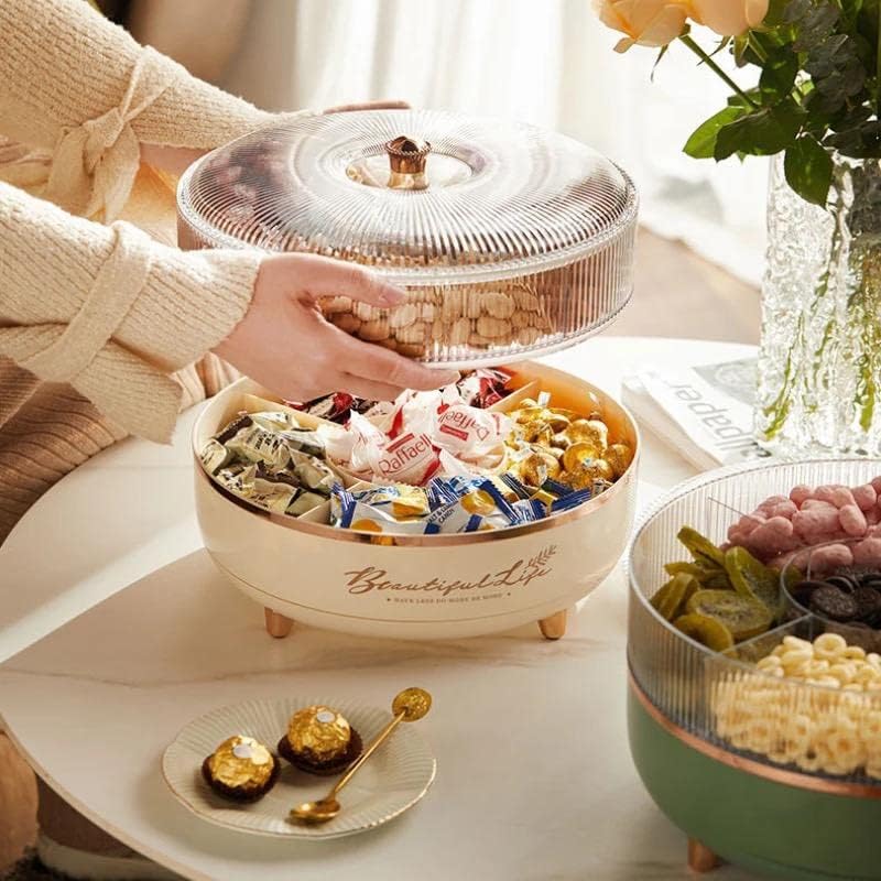 Rotating Snack & Nut Storage Box-Green