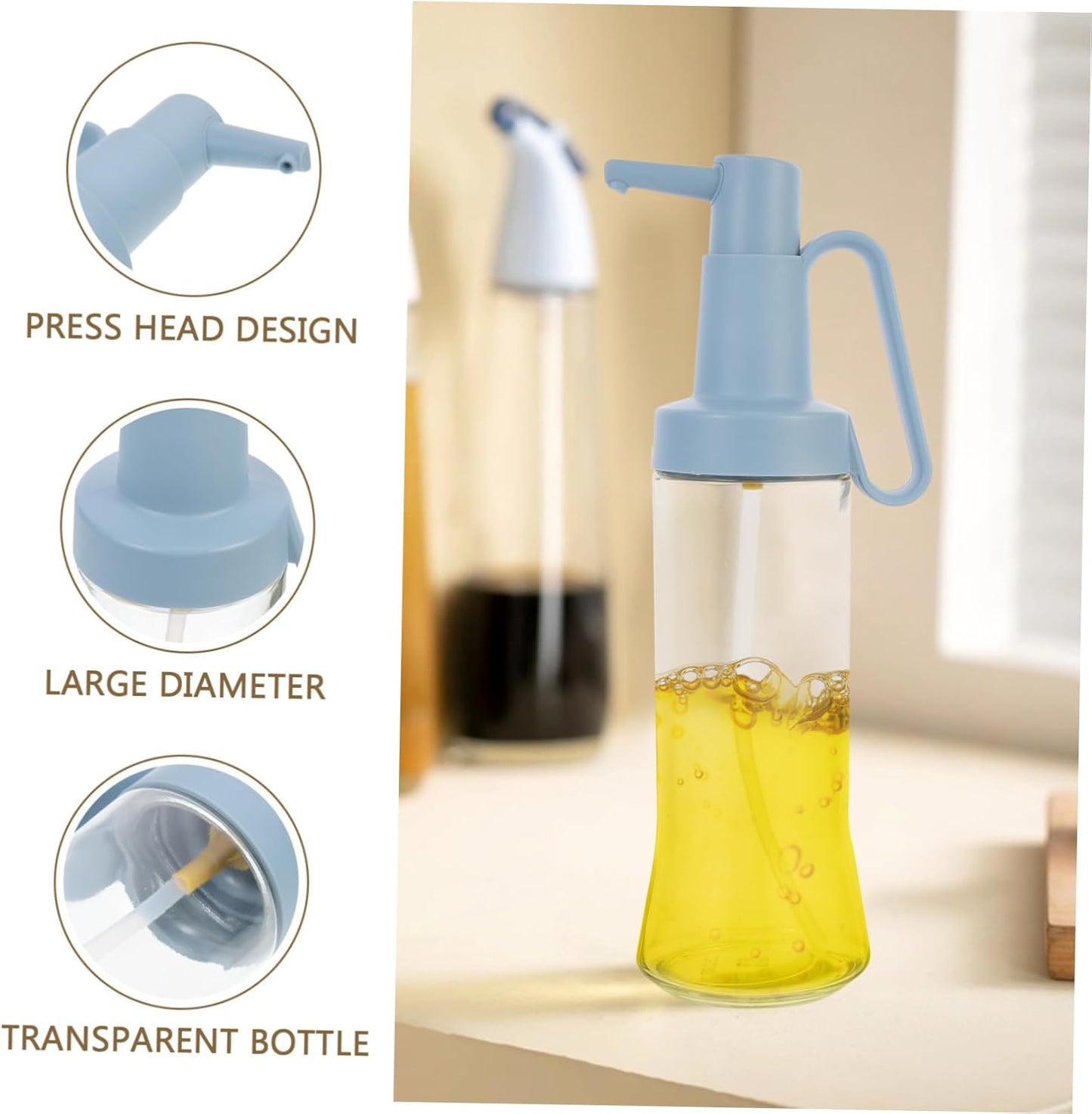 Refillable Glass Oil Bottle