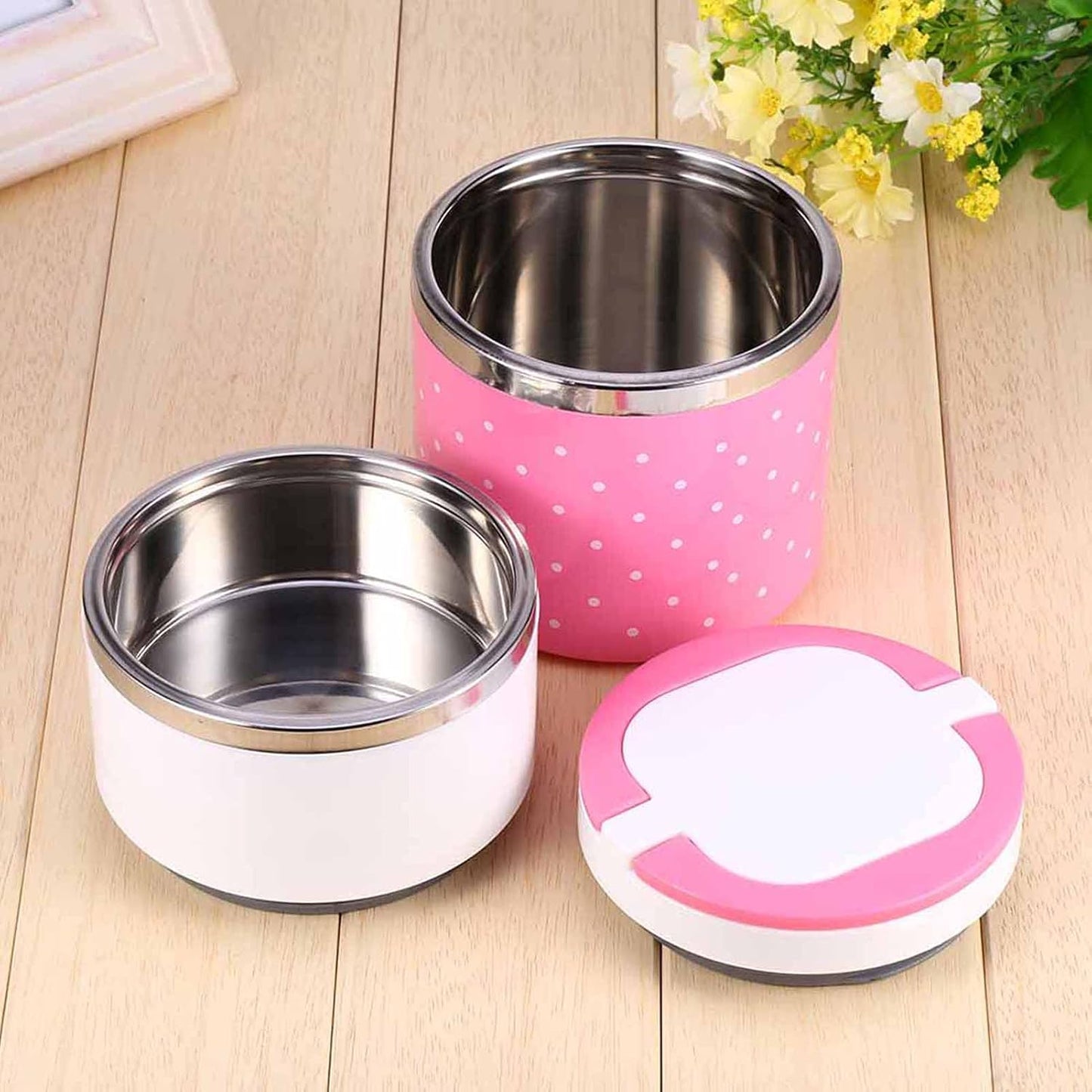 Double Layer Stainless Steel Airtight Lunch Box