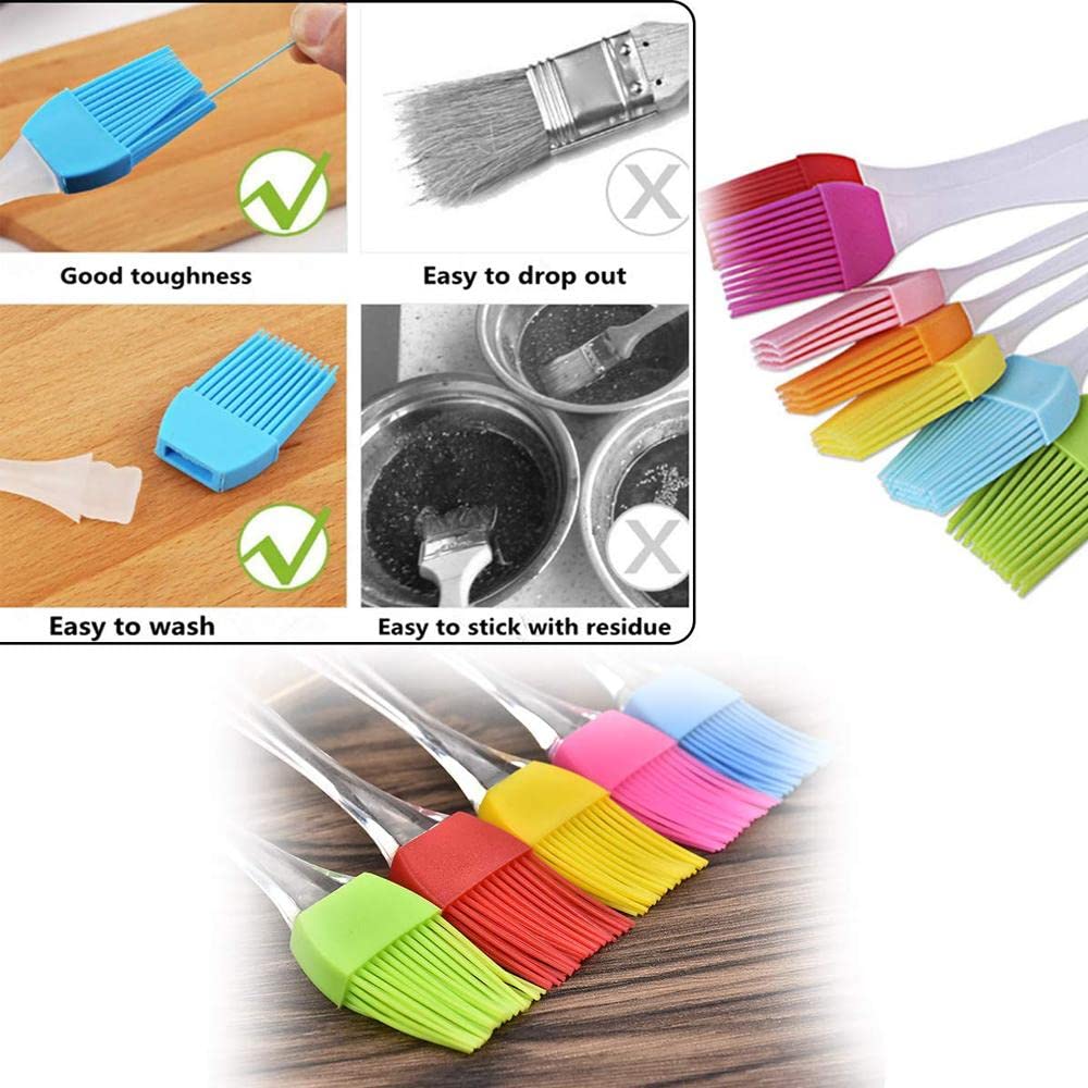 Crystal Handle Silicone Oil Brush