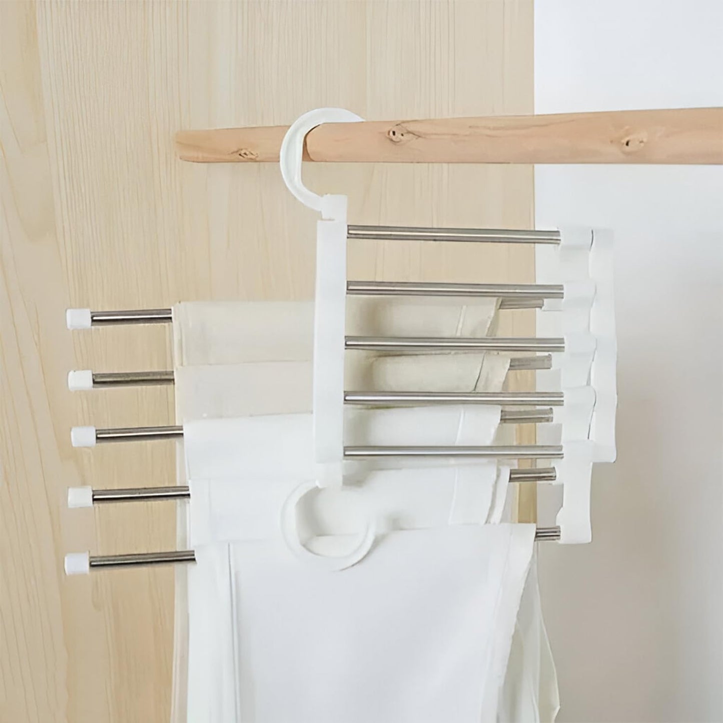 5 in 1 Stainless Steel Foldable Hanger