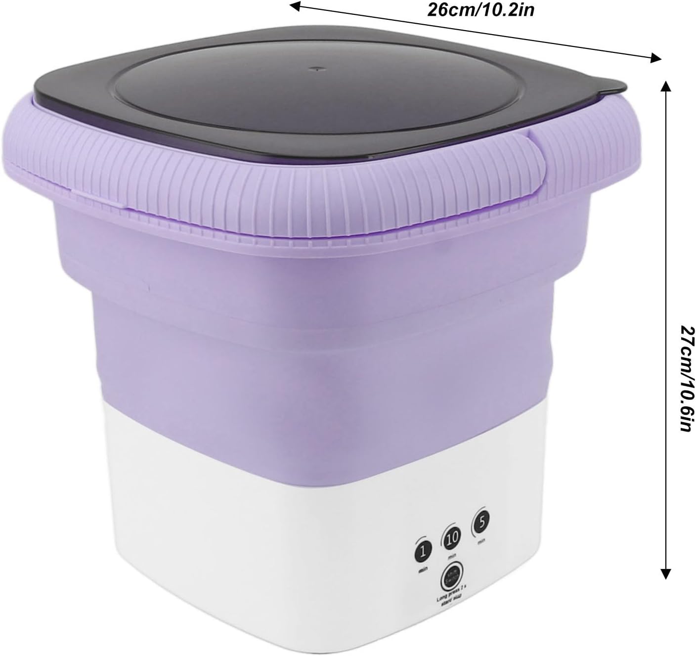 Foldable Washing Machine-Purple