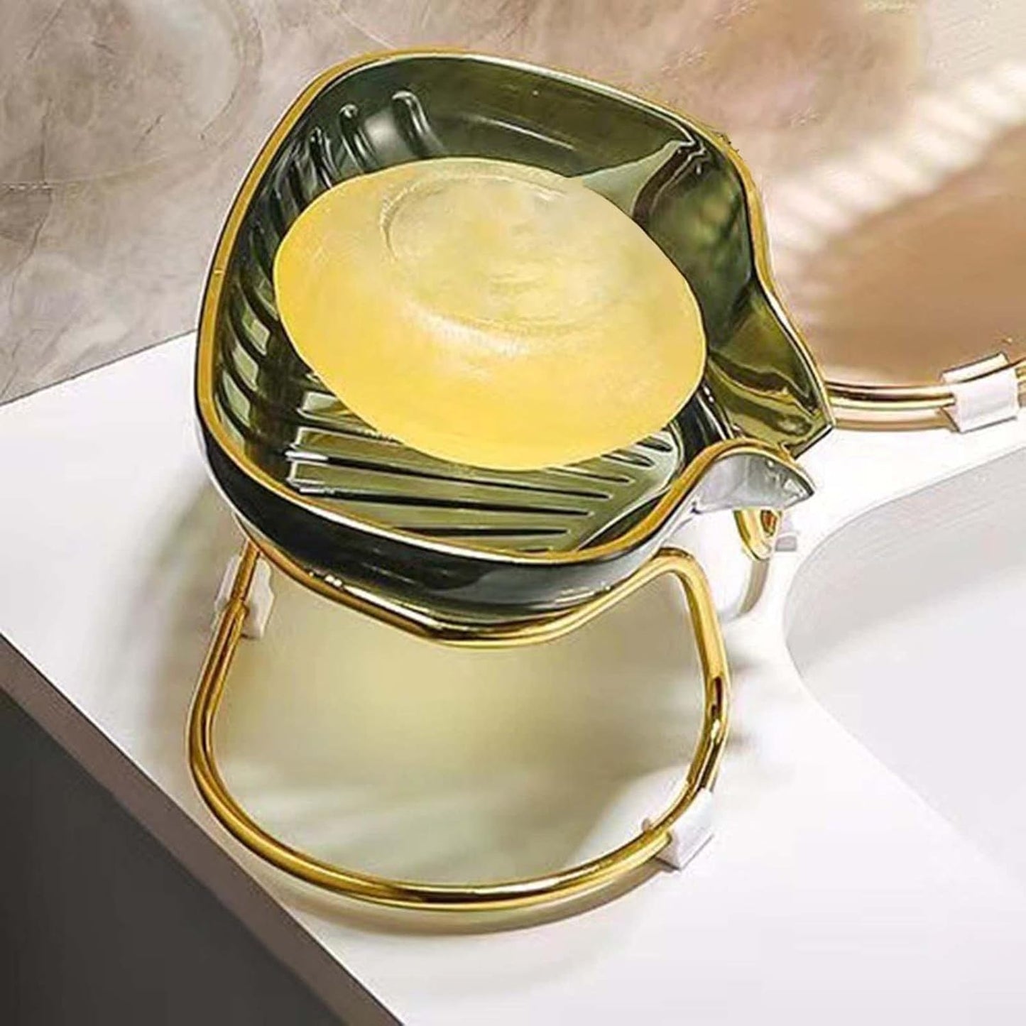 Self Draining Soap Holder-Green