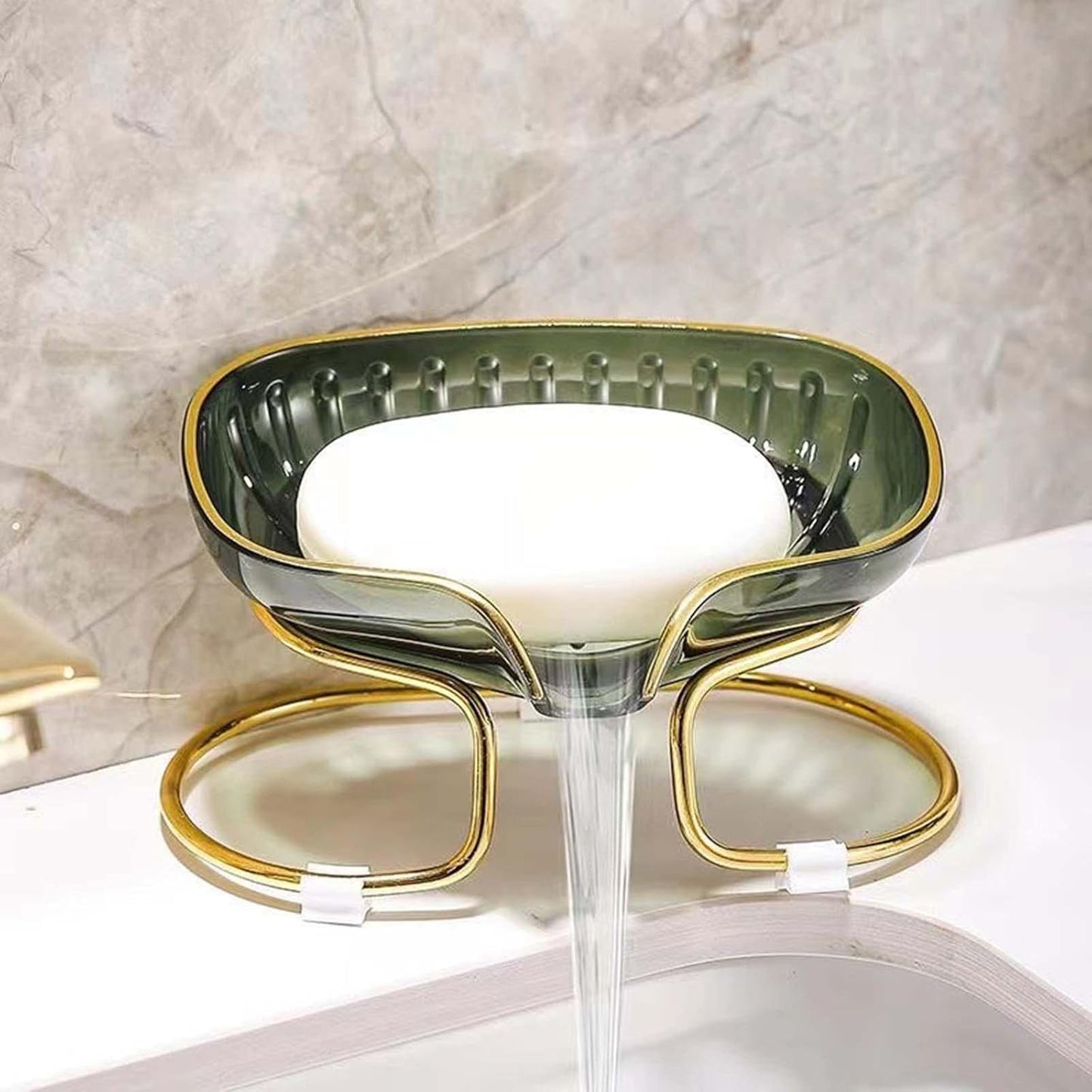 Self Draining Soap Holder-Green