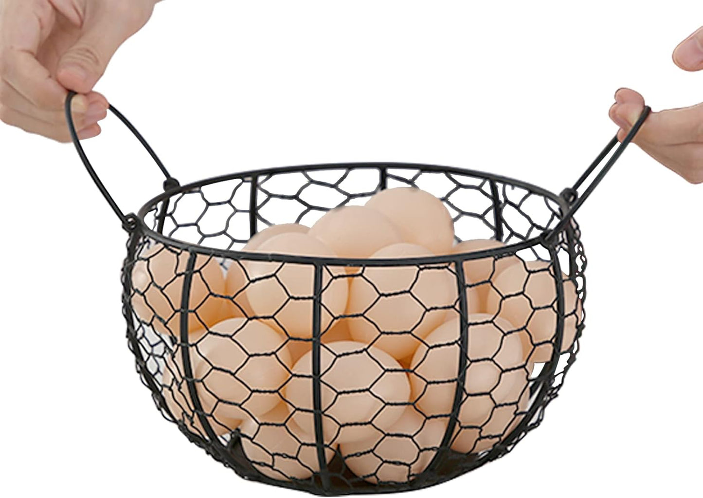 Metal Wire Egg Storage Basket