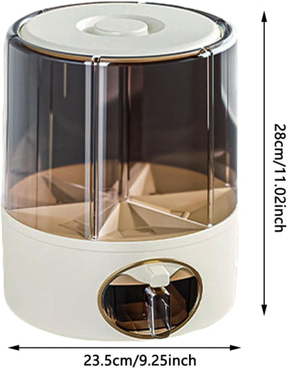 6 Grid Food Grain Storage Container