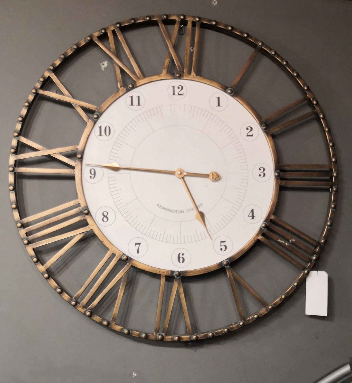 METAL CLOCK DOUBLE DIGITS