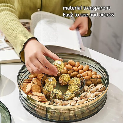 Single Layer Dry Fruit Tray-Copper