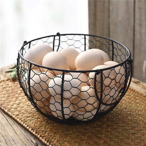 Metal Wire Egg Storage Basket