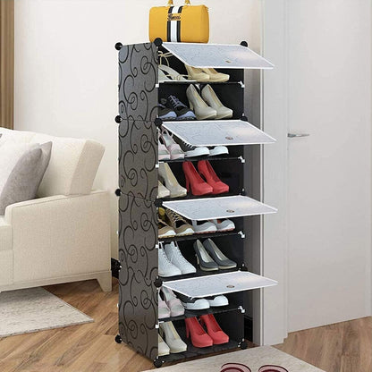8 Step with 4 Door Shoe Organizer