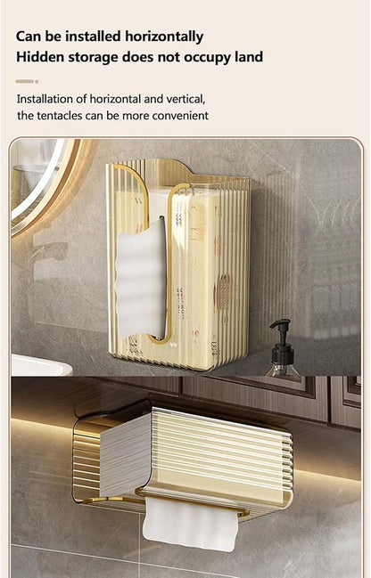 Wall-Mounted Acrylic Tissue Box