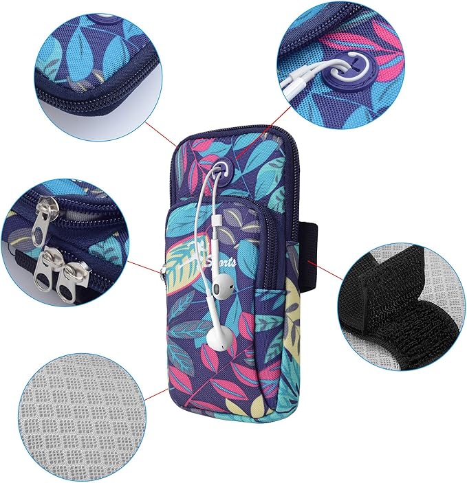 Mini Fabric Arm Phone Pouch
