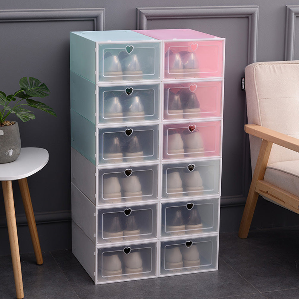 1PC Flip Shoes Box & Thickened Transparent Drawer