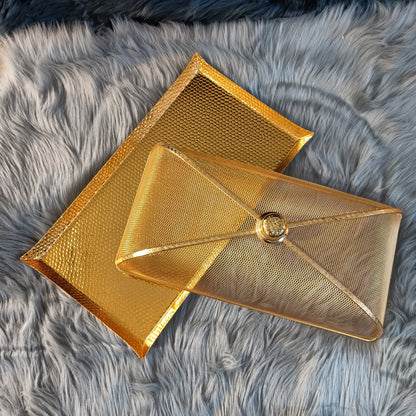 Metal Cake Tray with Lid Rectangle (L)