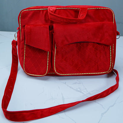 Luxe Velvet Laptop Bag